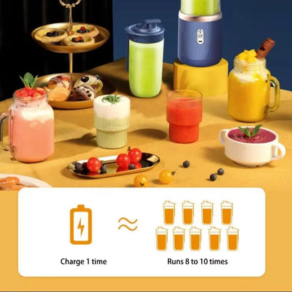 Mini Portable Blender Bottle with USB Charging
