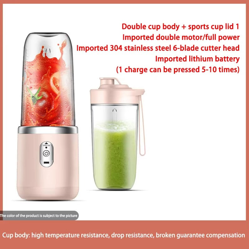Mini Portable Blender Bottle with USB Charging